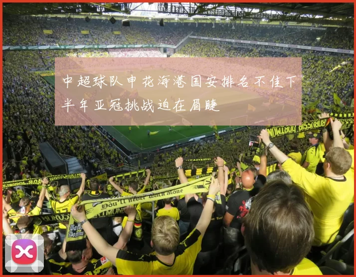 中超球队申花海港国安排名不佳下半年亚冠挑战迫在眉睫